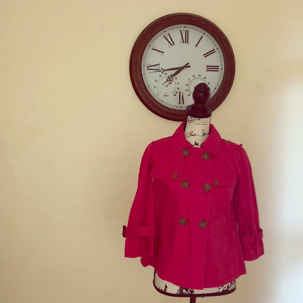 NWOT Ann Taylor Loft short trench coat
